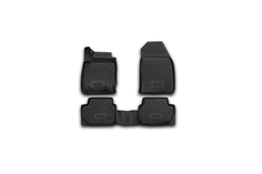 Коврики 3D в салон FORD Ecosport, 2014 - 2018, 2018 ->, 4 шт. (полиуретан) Element