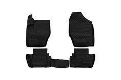 Коврики 3D в салон PEUGEOT 408, 2012-> 4 шт. (полиуретан) Element