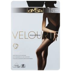 Колготки Omsa VELOUR 15 / Nero (Черный) / 4 (L)