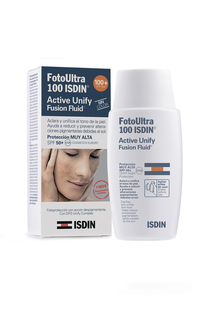 Флюид для лица Isdin Foto Ultra 100 Active Unify Fusion Fluid Sin Color SPF 50+ 50 мл