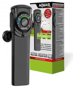 Обогреватель погружной для аквариума Aquael Ultra Heater, пластик, 50 Вт