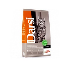 Сухой корм для кошек Darsi Sensitive, индейка, 10кг