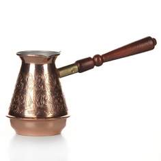 Кофеварка медная "Турчанка", объем 0,37 л ТИМА
