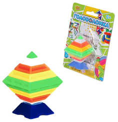 Игр. пласт. головоломка пирамида, рус. упак. CRD 10,8х14,8 см., арт. M6234 Yako Toys