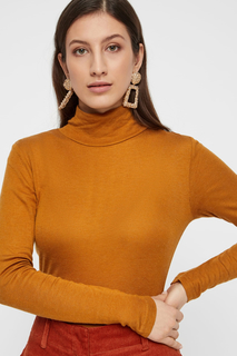 Водолазка женская Y.A.S 26015809 коричневая M