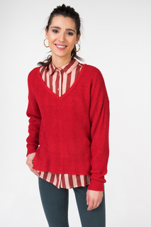 Пуловер женский Blend She 20202542 красный S