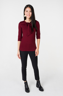 Блуза женская adL 11533252000 бордовая 42 RU