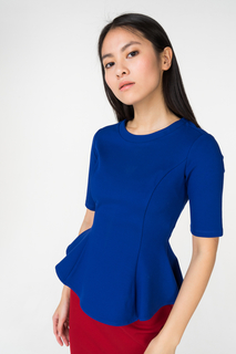 Блуза женская adL 11524396007 голубая 42 RU