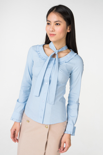 Блуза женская adL 13031887000 голубая 42 RU