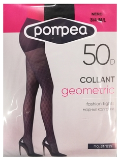 Колготки женские Pompea CL GEOMETRIC nero 3/4