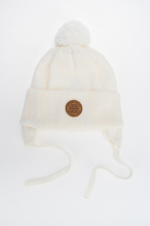 Шапка детская Kuoma, цв. белый р-р 50