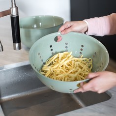 Дуршлаг "Palsby Organic", L, 5 л, цвет: серый Koziol