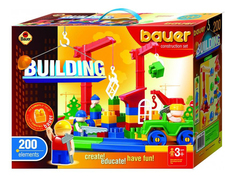 Конструктор bauer серии стройка, 200 эл. Бауэр