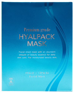 Маска для лица Japan Gals Premium Hyalpack Суперувлажнение 12 шт