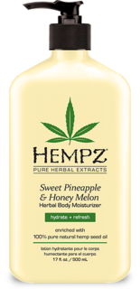 Молочко для тела Hempz увлажняющее Ананас и Медовая дыня 500 мл