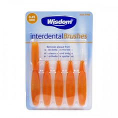 Набор интердентальных цилиндрических ершиков Wisdom Interdental Brush 0,45мм 5шт