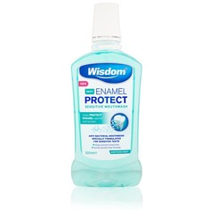 Ополаскиватель для рта Wisdom Enamel Protect Sensitive для чувствительных зубов 500мл