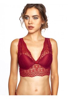 Бюстгальтер женский LUCE DEL SOLE 1003LS бордовый 75C