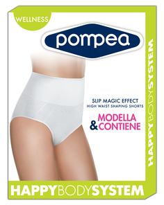 Корректирующие трусы женские Pompea SLIP MAGIC EFFECT белые S/M