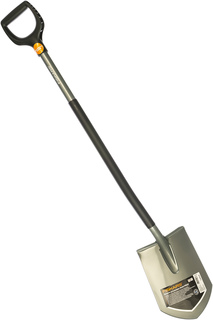 Лопата штыковая Fiskars 1050649 с черенком