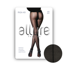 Колготки женские ALLURE ALL RIGA 40 черные 4 (L)