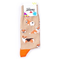 Носки St.Friday Socks Корги разноцветные 34-37