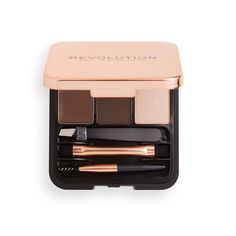 Набор для моделирования бровей Makeup Revolution Brow Sculpt Kit - Dark Brown