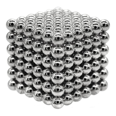 Конструктор из неодимовых магнитов Magnetic Cube Куб стальной, 216 шариков, 5 мм