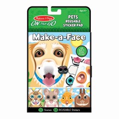 Набор многоразовых стикеров Melissa & Doug Создай мордочку Домашние животные