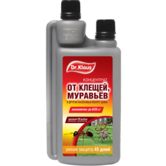 Концентрат Dr.Klaus от КЛЕЩЕЙ, МУРАВЬЕВ и других насекомых, 250 мл