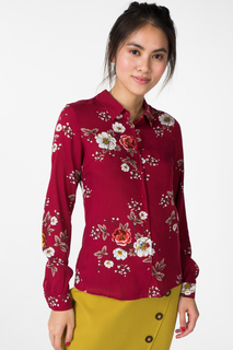 Рубашка женская Blend She 20202640 красная S