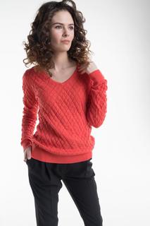 Пуловер женский Genstaro GECH-YV3 красный 44
