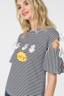 Футболка женская Trendy Angel TASS180012S разноцветная S