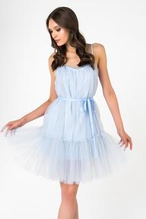Вечернее платье женское T-Skirt SS17-28-0370-FS голубое S