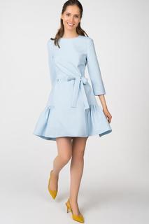 Повседневное платье женское T-Skirt SS18-07-0677-FS голубое M