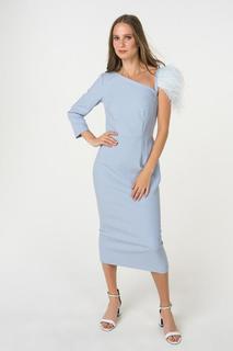 Вечернее платье женское T-Skirt SS18-28-0708-LE голубое S