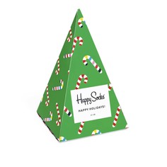 Подарочный набор носков унисекс Happy Socks Christmas Tree 3 Pair Pack зеленый 41-46