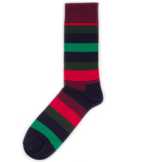 Носки унисекс Happy Socks Stripe зеленые 41-46
