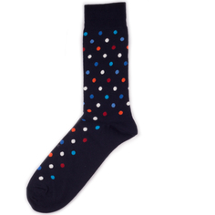 Носки унисекс Happy Socks Dots черные 41-46