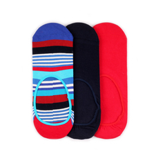 Носки унисекс Happy Socks 3 Pair Pack Liners разноцветные 41-46