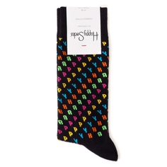 Носки унисекс Happy Socks Happy черные 41-46