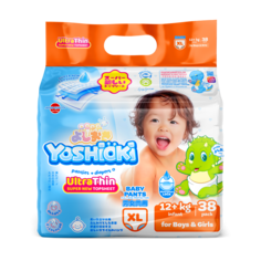 Трусики-подгузники Ultra-Thin YOSHIOKI XL 12+ кг 38 шт