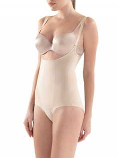 Боди женское BlackSpade BS1478 бежевое XL