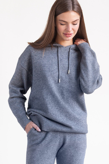 Джемпер женский Vilatte D39.467 серый 46