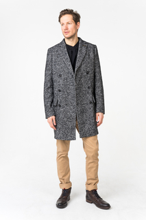 Пальто-бушлат мужское Scotch & Soda 132.18FWMM.1010145207.0217 серое 54