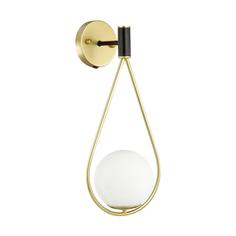 Бра с выкл. E14 1*40W FLARI (4810/1W PENDANT ODL21 447 золтой/черный/белый) Odeon Light