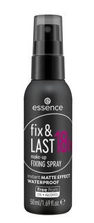 Спрей для фиксации макияжа essence - fix & Last 18h make-up, 50 мл