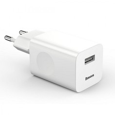 Сетевое зарядное устройство Baseus Quick Charge, 1xUSB, 3 A, (CCALL-BX02) white