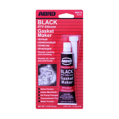 Герметик силиконовый черный 42,5гр ABRO до 260 С