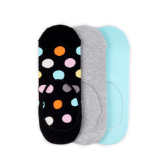 Набор подследников унисекс Happy Socks 3 Pair Pack Liners разноцветный ONE SIZE
